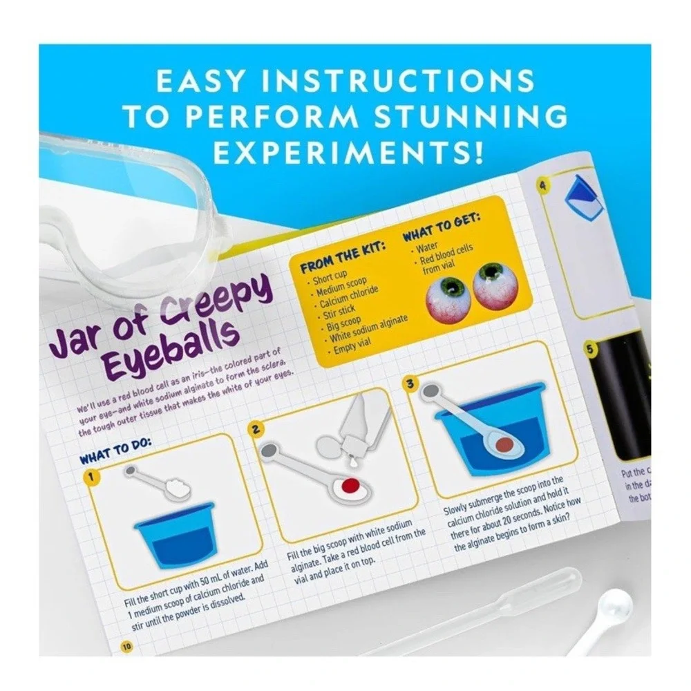 NEW National Geographic‎ Gross Science Kit With 45 Gross Science Experiments
